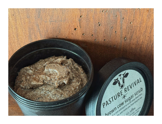 brown cow sugar scrub